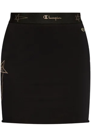 Rick Owens Sacrimini logo-embroidered miniskirt