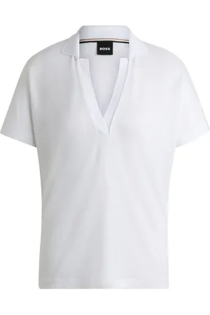 HUGO BOSS V-neck polo top