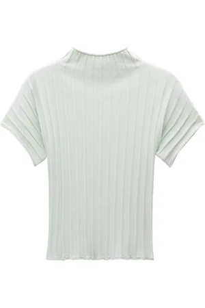 Filippa K Ribbed-knit mock neck top