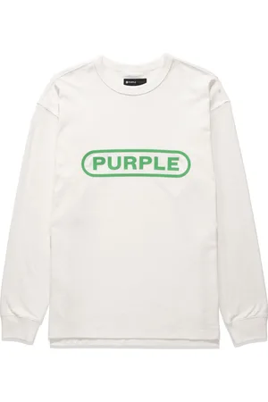 Purple Brand Logo-print cotton sweatshirt