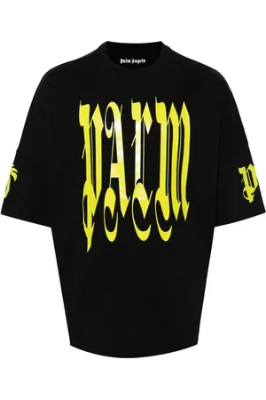 Palm Angels Gothic logo-print T-shirt