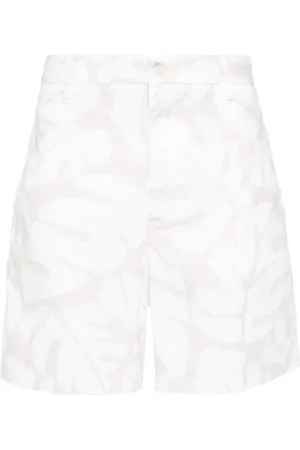 HUGO BOSS Karlos floral-print chino shorts