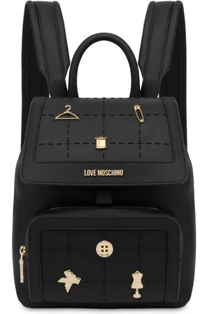 Moschino Pin-embellishment faux-leather backpack