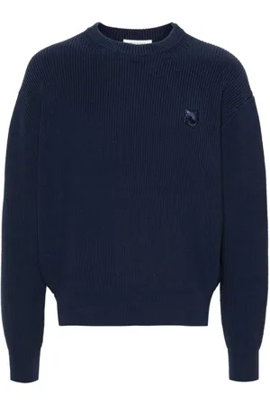 Maison Kitsuné Embroidered logo cotton blend jumper