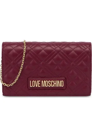 Moschino Quilted faux-leather cross body bag
