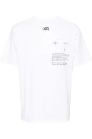 Maison Margiela Numbers-motif cotton T-shirt