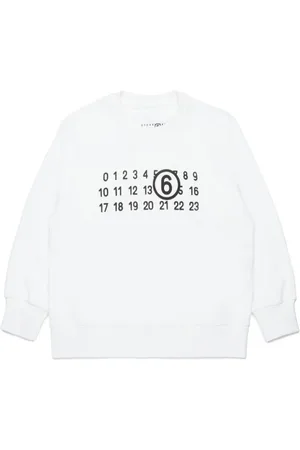 Maison Margiela Numbers-print cotton sweatshirt