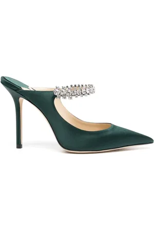 Jimmy Choo Bing 100mm crystal-embellished pumps
