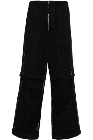 Jil Sander Open-knit loose-fit trousers