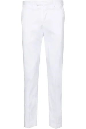 PT Torino Slim-cut cotton chino trousers