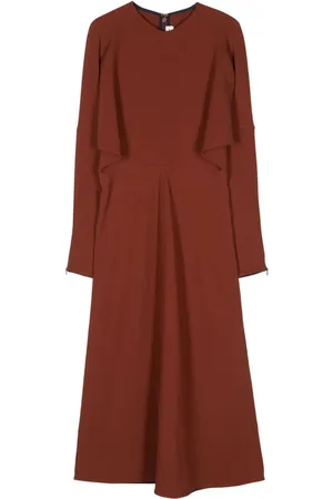Victoria Beckham Dolman cady midi dress