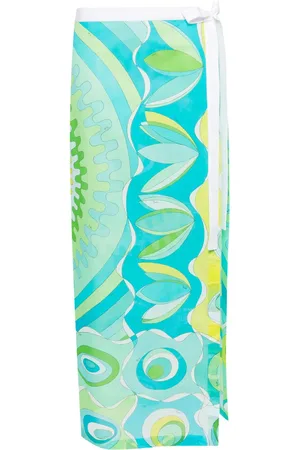 Puccini Bersaglio-print tied maxi skirt