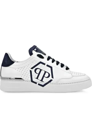 Philipp Plein Hexagon leather sneakers