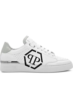 Philipp Plein Hexagon leather sneakers