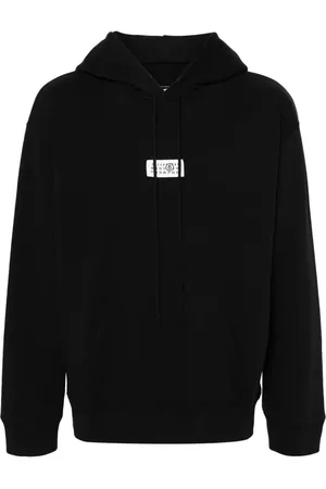 Maison Margiela Numbers-motif jersey hoodie