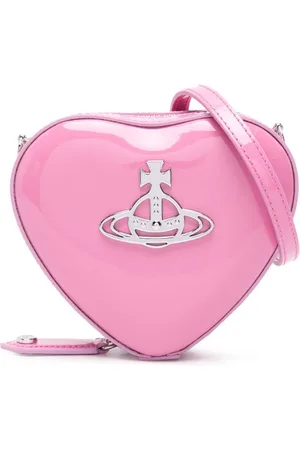 Vivienne Westwood Mini Heart patent-leather crossbody bag