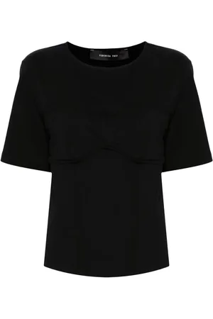 FEDERICA TOSI 3D-detailing cotton T-shirt