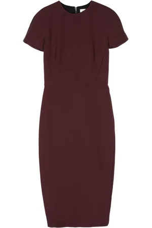 Victoria Beckham Wool-crepe midi dress