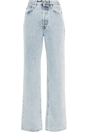 Totême Logo-patch cotton jeans
