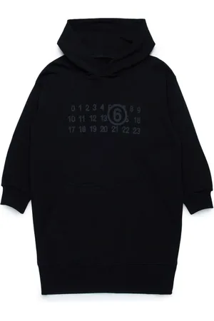 Maison Margiela Numbers-motif cotton dress