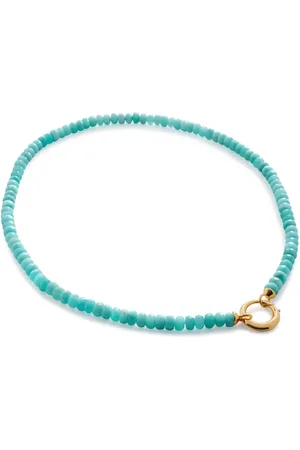 Monica Vinader Kissing Moon amazonite capture necklace