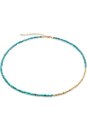 Monica Vinader Mini Nugget beaded turquoise necklace