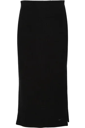 Nike Ribbed-knit midi skirt
