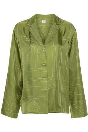 Totême Monogram silk shirt