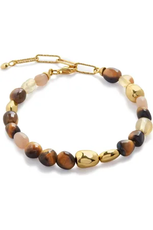 Monica Vinader Rio Neutral Gemstone beaded bracelet
