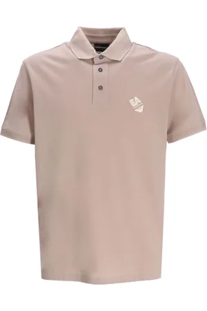 Emporio Armani Logo-embroidered cotton polo shirt