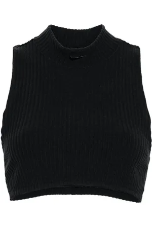 Nike Mock-neck ribbed crop top