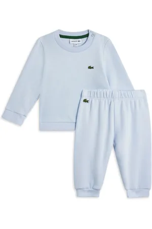 Lacoste Logo-appliqué cotton tracksuit set