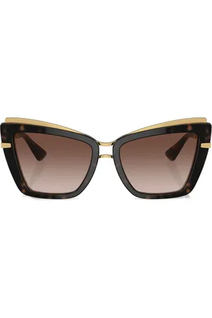 Dolce & Gabbana Double-layer cat-eye sunglasses