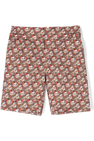 Burberry Halford bear-print shorts