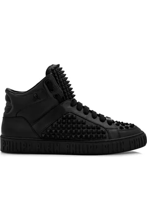 Philipp Plein Spike stud-detailing leather sneakers