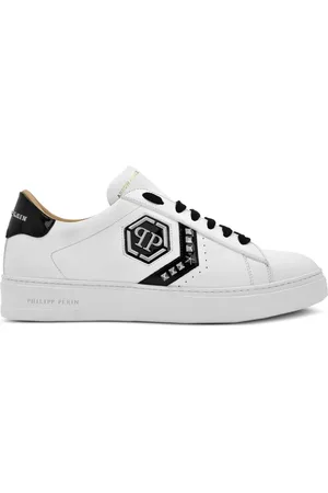 Philipp Plein Lo-Top leather sneakers