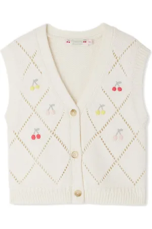 BONPOINT Ticiana intarsia-knit vest