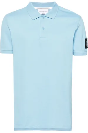 Calvin Klein Logo-patch piqu?? polo shirt