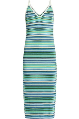 Lacoste Striped midi dress