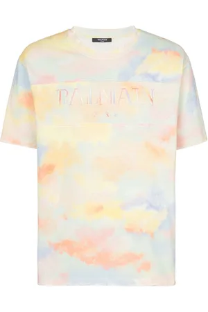 Balmain Cloud Vintage logo-embroidered cotton T-shirt