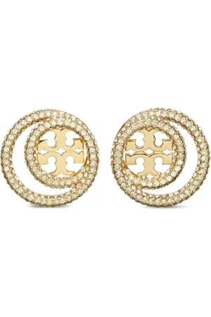 Tory Burch Miller double-ring stud earrings