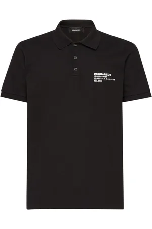 Dsquared2 Logo-print cotton polo shirt