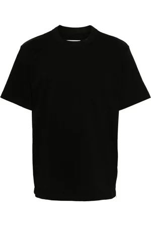 SACAI Zip-slit cotton T-shirt