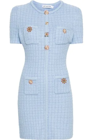Self-Portrait Knitted mini dress