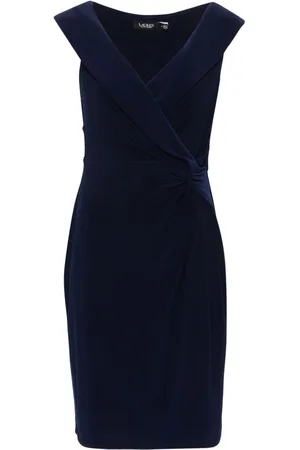 Ralph Lauren Gathered-detail sleeveless mini dress