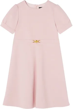 VERSACE Medusa-appliqu?? belted dress