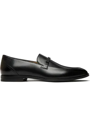 Bally Almond-toe leather loafers