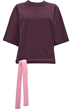 J.W.Anderson Strap-detail cropped T-shirt