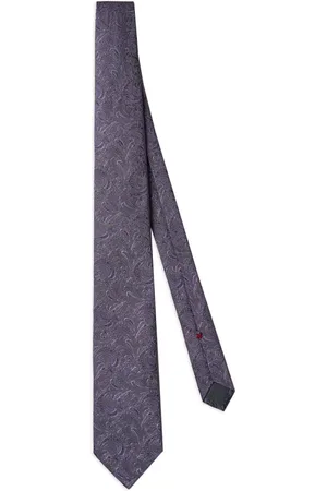 Brunello Cucinelli Paisley-pattern silk tie