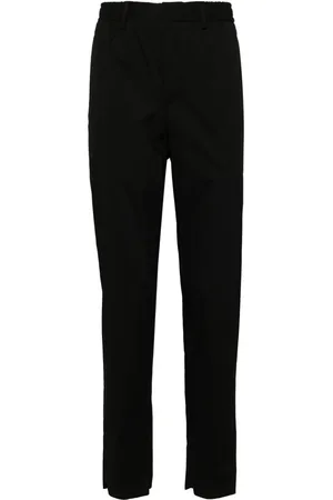 corneliani Elasticated-waistband straight-leg trousers